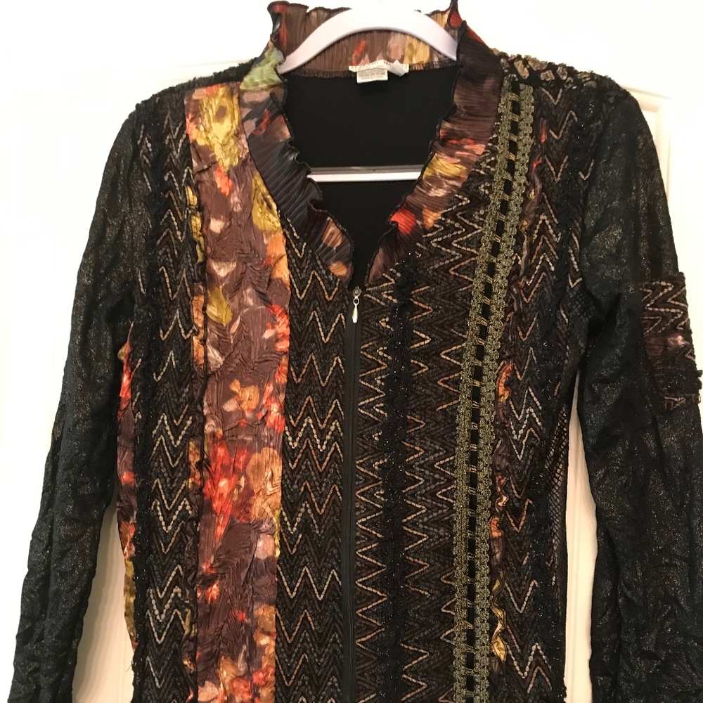 Alberto Makali size M muti fabric evening  jacket